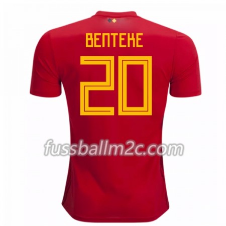Fußballtrikots Belgien Benteke 20 Heim Trikotsatz WM 2018